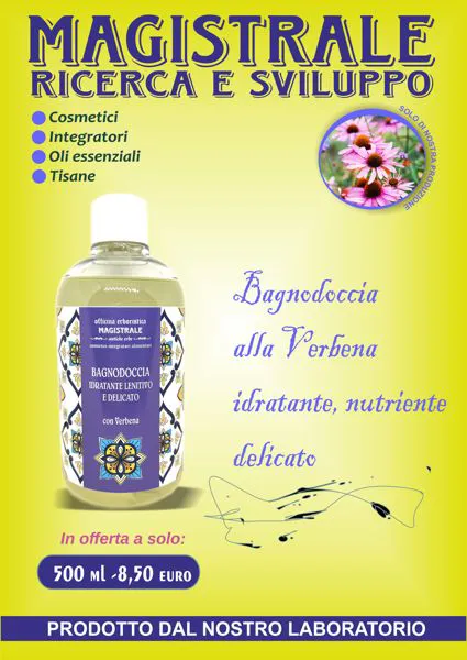 Bagnoschiuma o doccia alla verbena 500 ml 