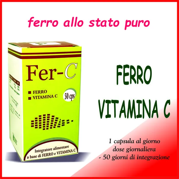Ferro biodisponibile con vitamina C 