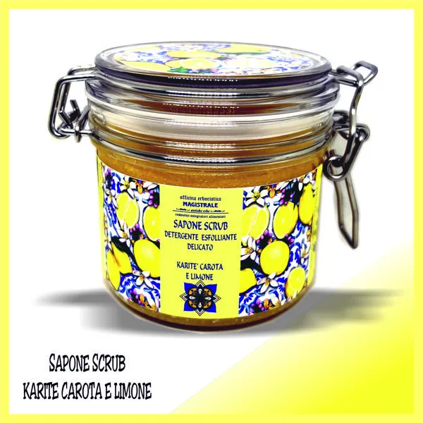 Scrub corpo e viso carota limone e burro di karite 