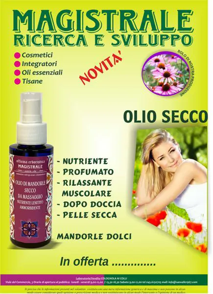 Linea olio per il corpo e viso
