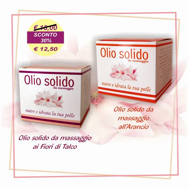 Olio solido da massaggio, 100 g grande