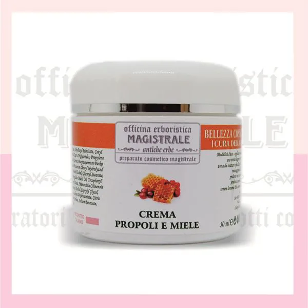 Crema viso Propoli e Miele- 50 ml