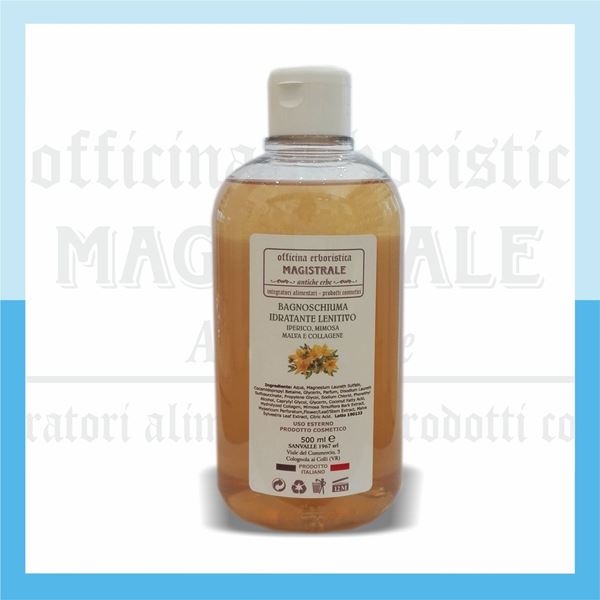 Bagnoschiuma Iperico, Mimosa, Malva e collagene - 500 ml