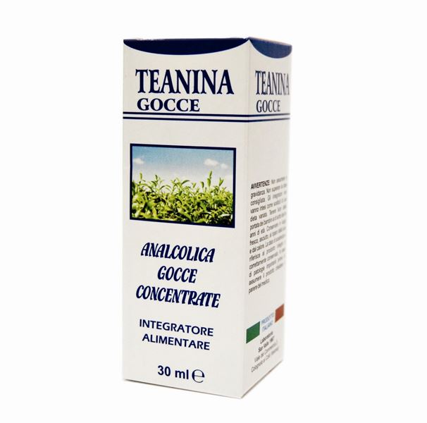 Integratore alimentare a basa di Teanina, gocce analcoliche 30 ml
