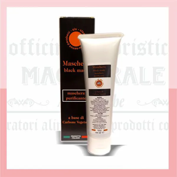 Maschera al carbone vegetale - 100 ml