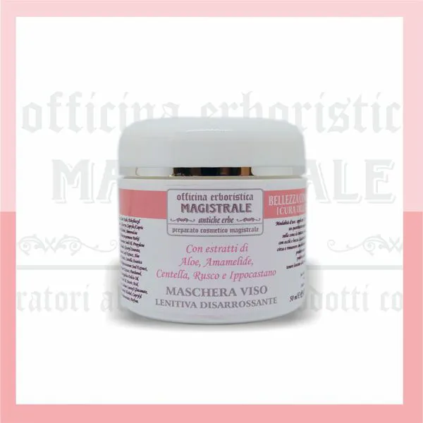 Maschera viso lenitiva e disarrossante - 50 ml