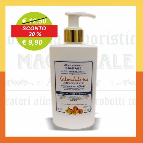 Detergente viso detersione per affinità  200 ml deterge con delicatezza per pelli sensibili 