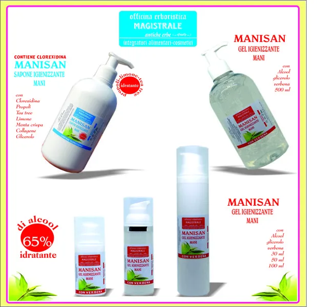 Manisan igienizzanti mani 