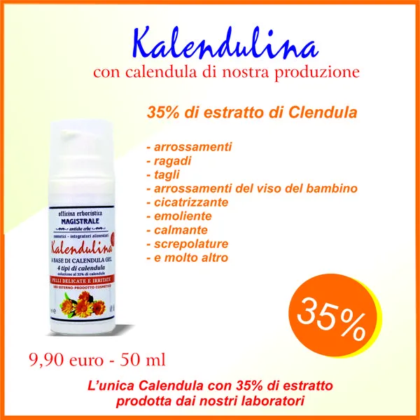 Kalendulina gel al 35% di estratti di calendula 